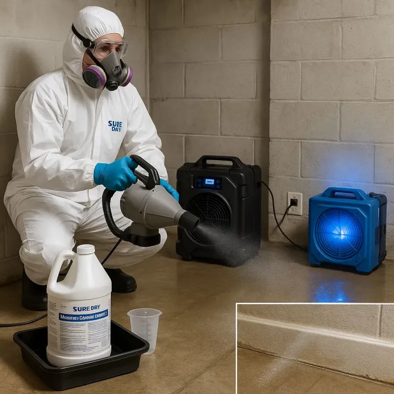 Sanitization and Odor Removal process in Union, WV
