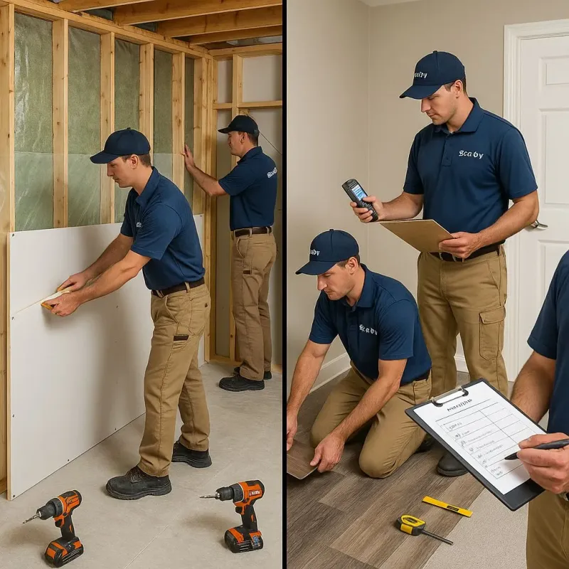 Repairs and Reconstruction process in Union, WV